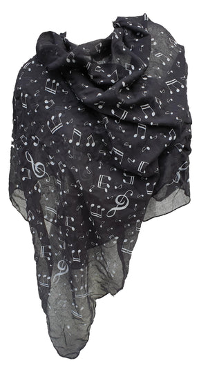 Schal NOTEN schwarz/weiß