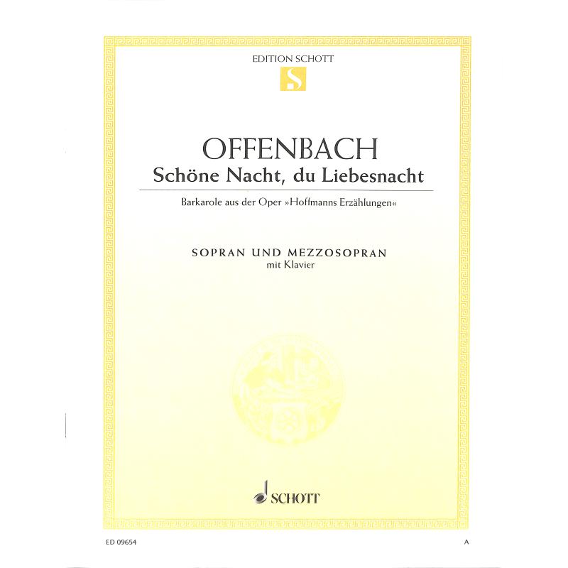 Schöne Nacht du Liebesnacht | Barcarole (aus Hoffmanns Erzäh