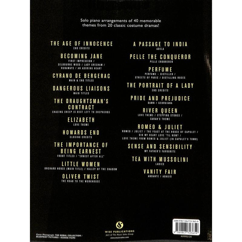 Piano solos film music