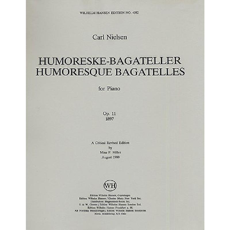 Humoresque Bagatellen op 11