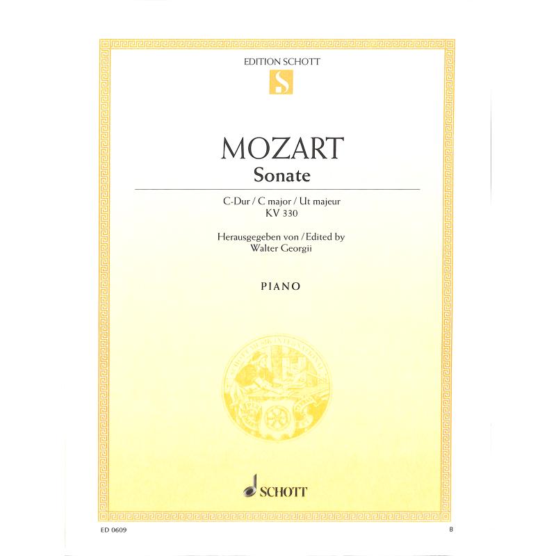 Sonate 10 C-Dur KV 330 (300h)