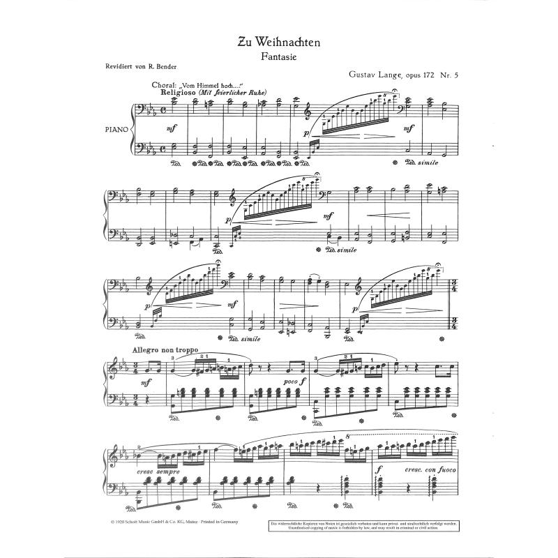 Zu Weihnachten op 172/5