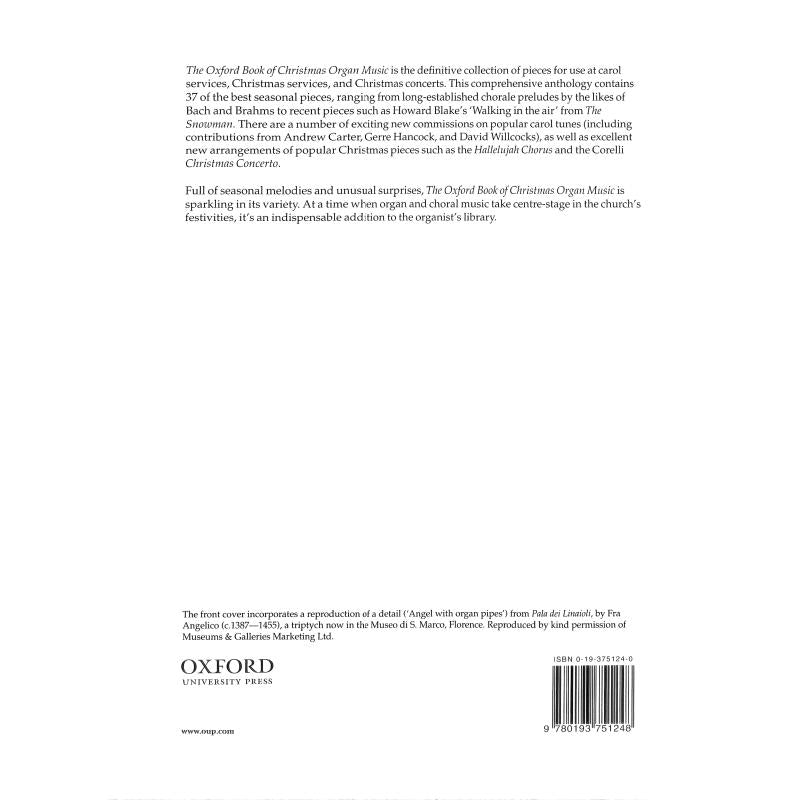 The Oxford book of christmas organ music