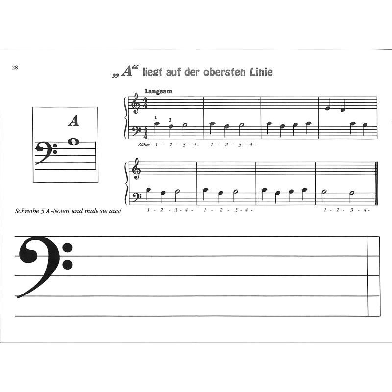 Klavierschule für kleine Kinder 1