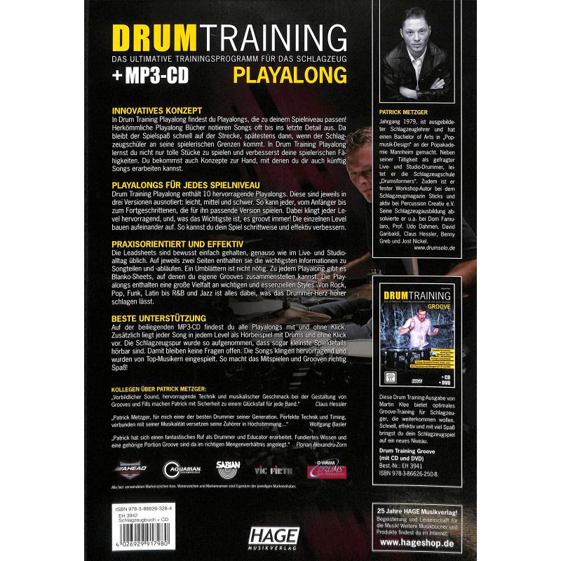 Drum training playalong