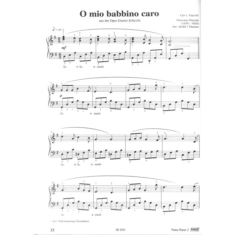 Piano Piano 2 - die 100 schönsten Melodien von Klassik bis P