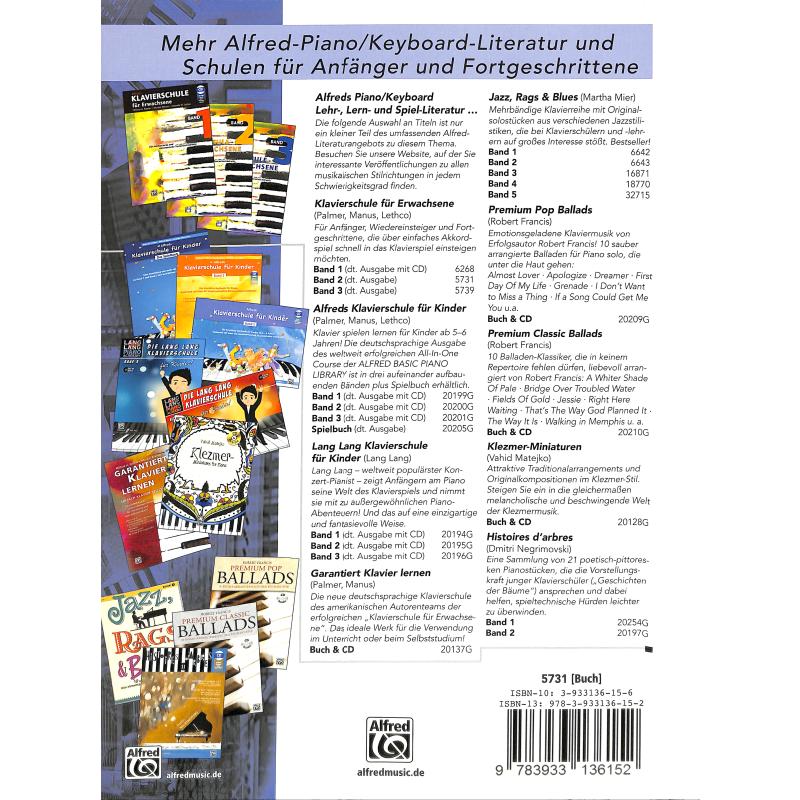 Klavierschule für Erwachsene 2