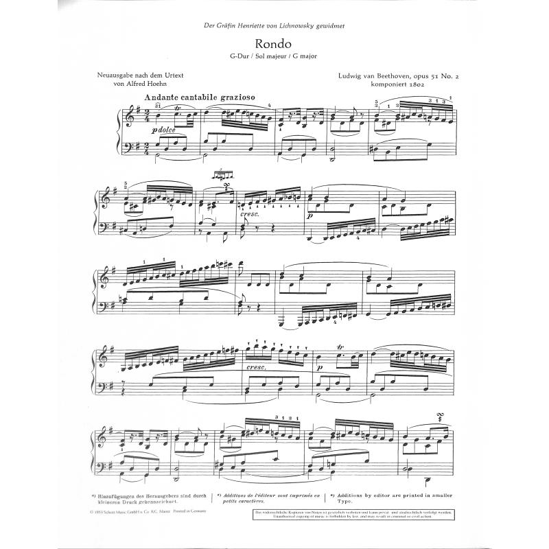 Rondo G-Dur op 51/2