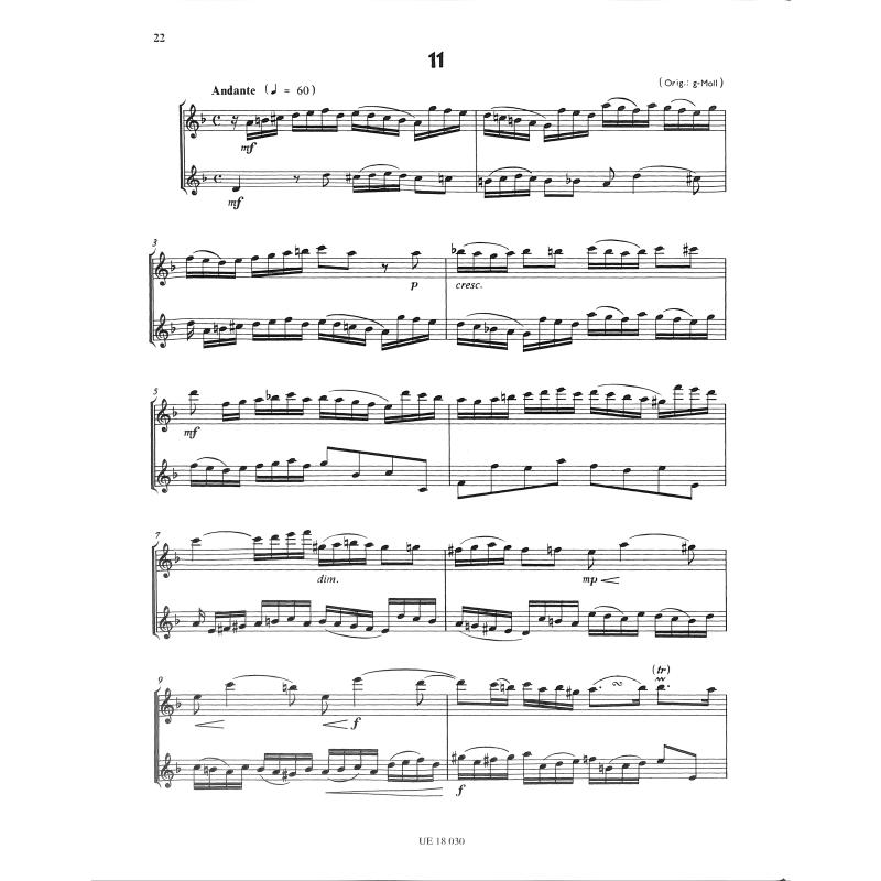 15 zweistimmige Inventionen BWV 772-786