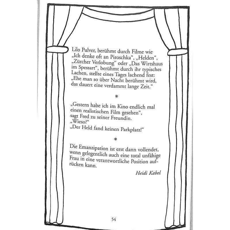 Theater alles Theater | Im Theater im Film im Fernsehen