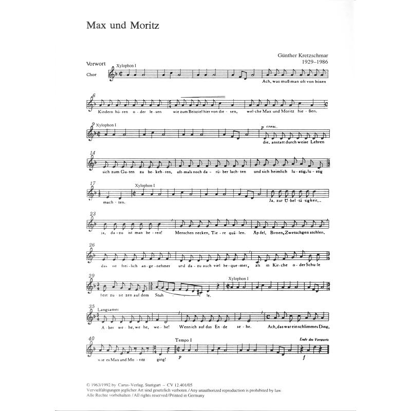 Max + Moritz