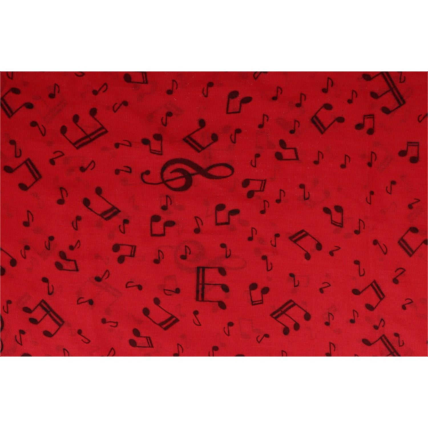 Schal NOTEN rot
