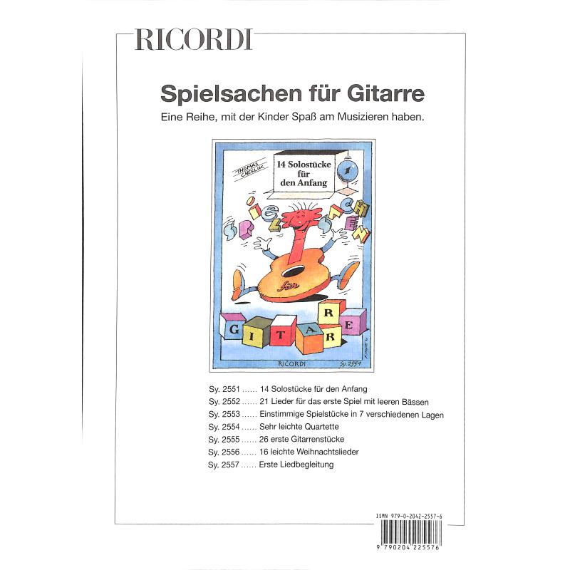 Spielsachen 6 - Erste Liedbegleitung