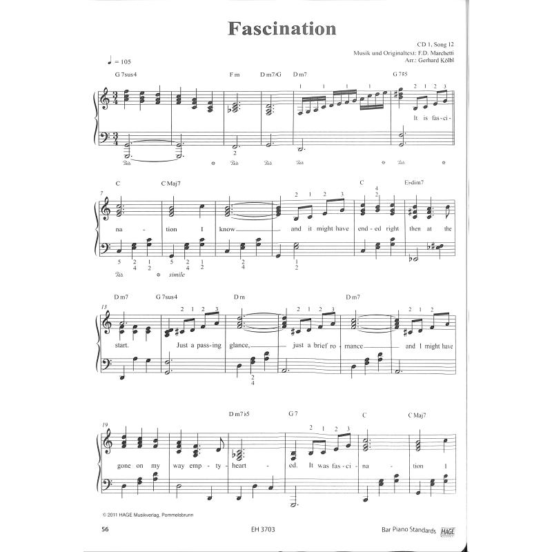 Bar Piano Standards