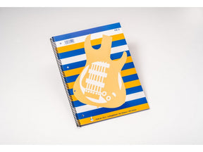 Notenblock Collegeblock für Gitarre Tabulatur 100 Seiten