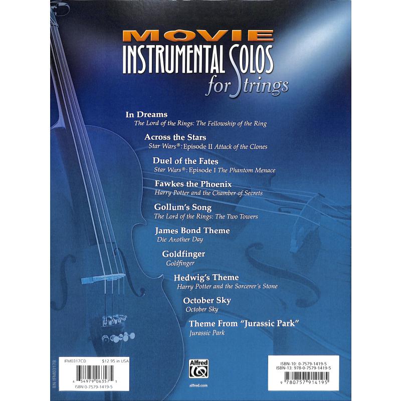 Movie instrumental solos for strings