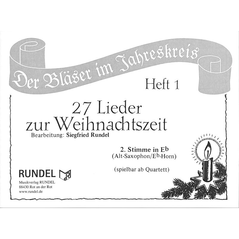 27 Lieder zur Weihnachtszeit 1