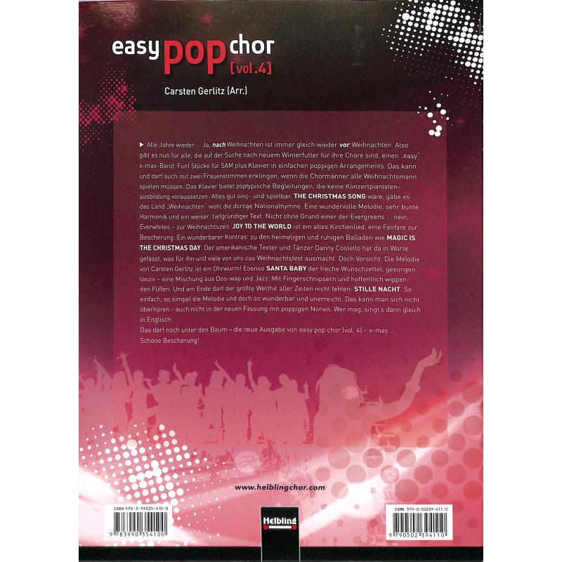 Easy Pop Chor 4 - X-MAS