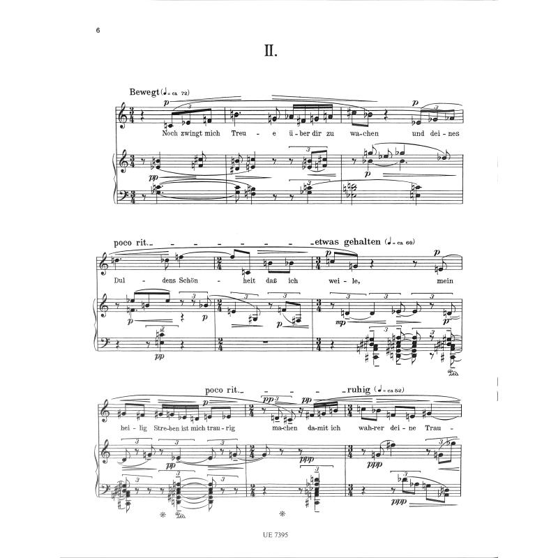 5 Lieder op 4