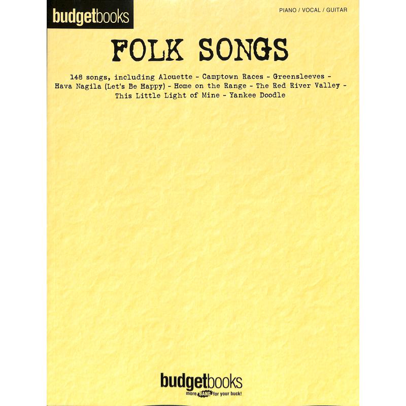 Budget books - Folk songs