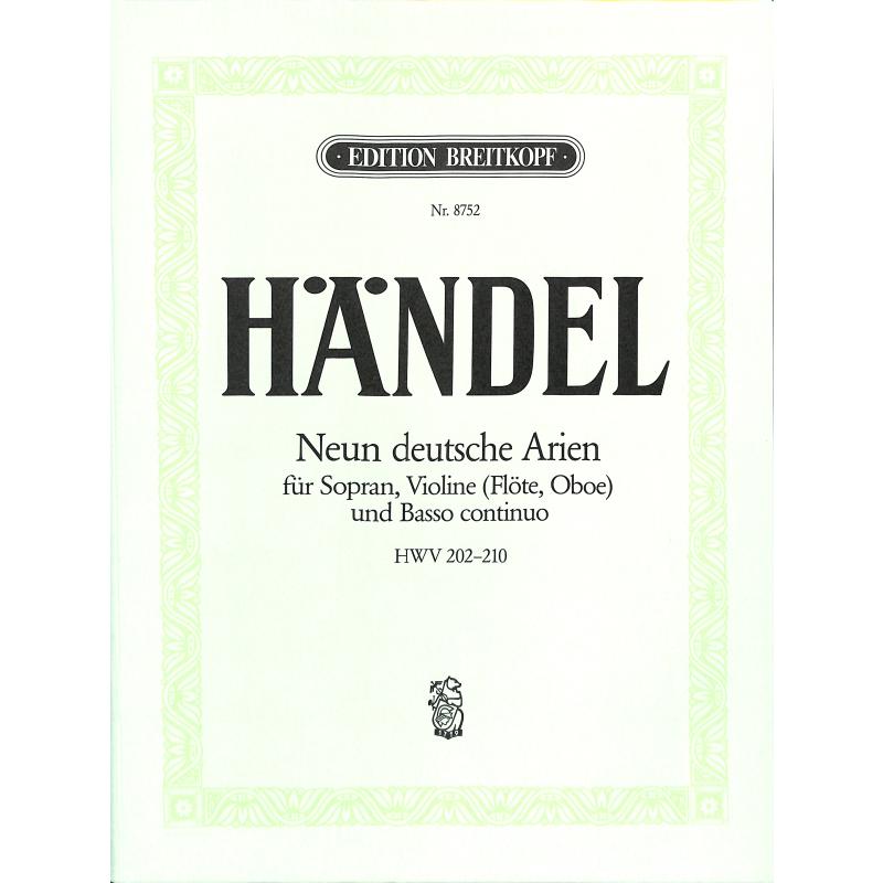 9 deutsche Arien HWV 202-210