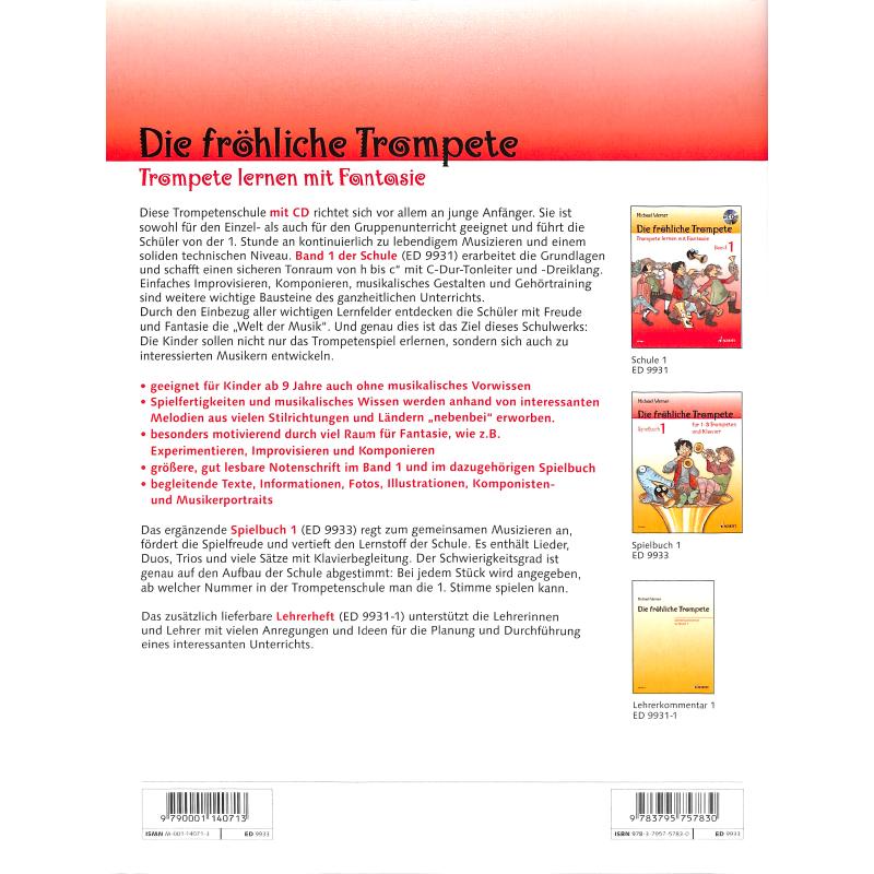 Die fröhliche Trompete 1 - Spielbuch