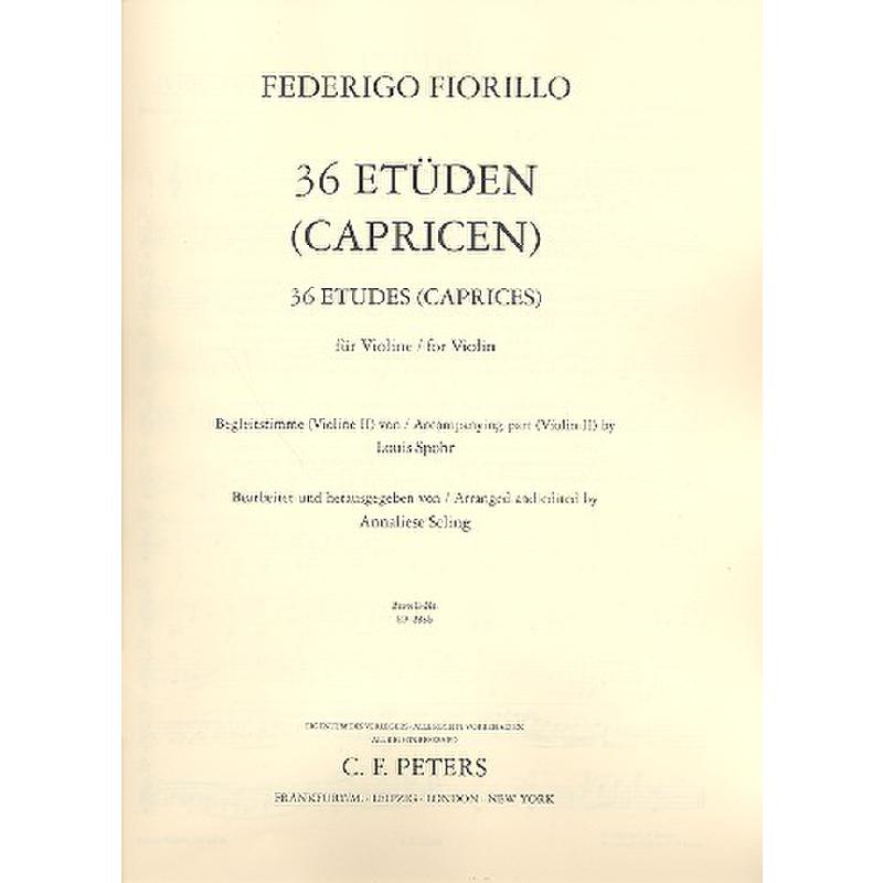 36 Etüden oder Capricen