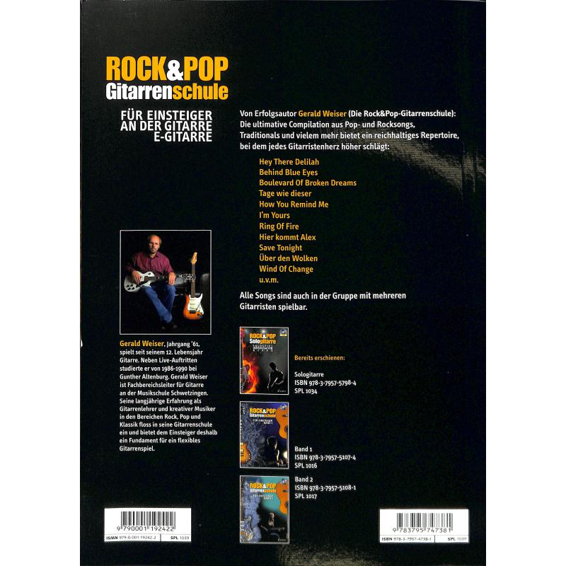 Rock + Pop Gitarren Songbook