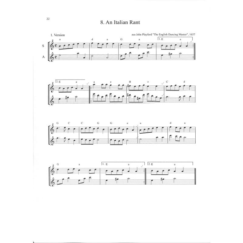 Duette für Blockflöten 2