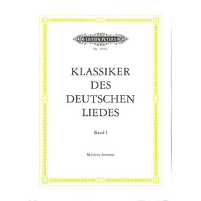 Klassiker des deutschen Liedes 1