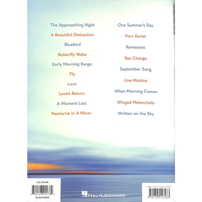 Calming piano solos