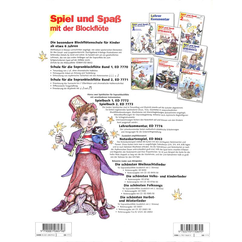 Spiel und Spaß mit der Blockflöte 2 | Spielbuch