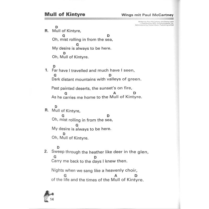 Songbuch für Gitarre 1