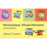 Haftnotizblock Musik Heftchen
